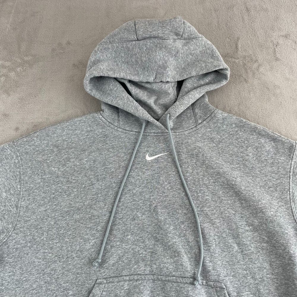 Nike Gray Hoodie with White Swoosh